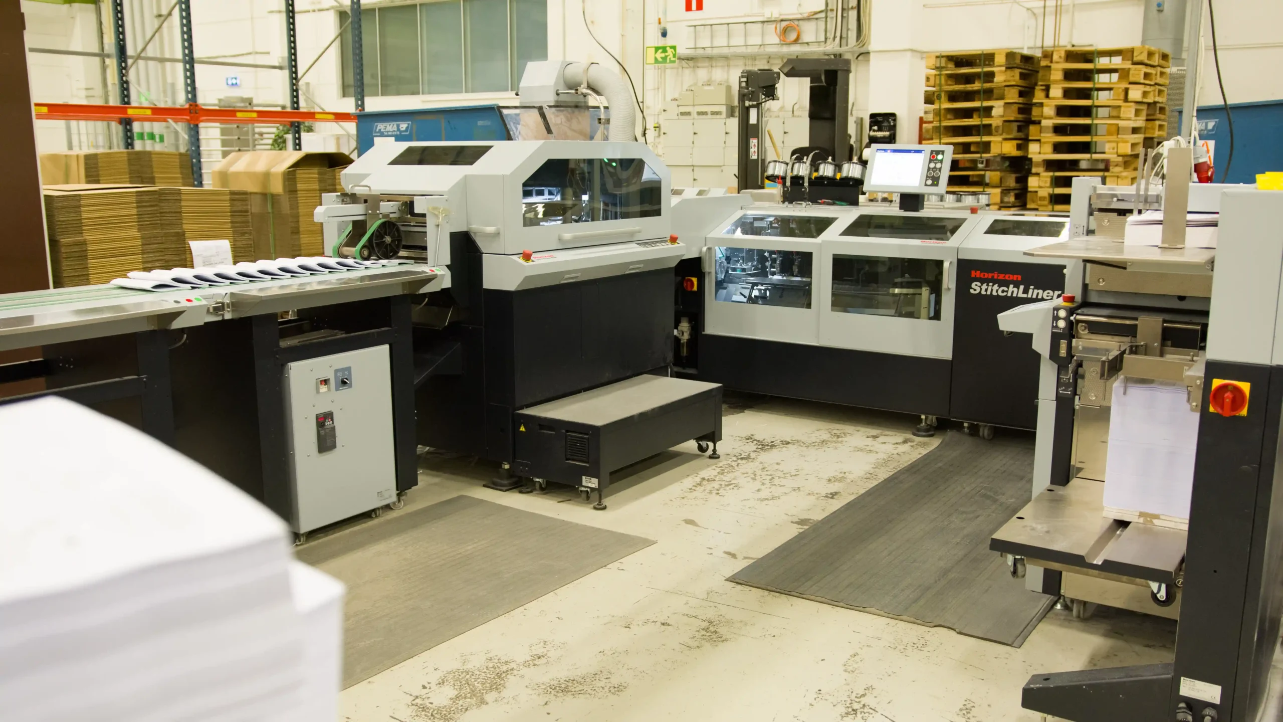 Stitchliner till manualproduktion och trycksaker